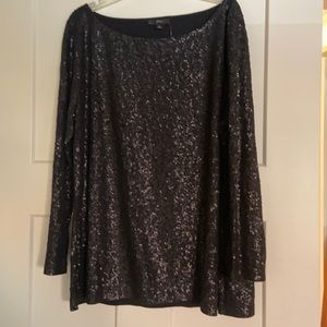Dazzling sequin top for jeans or fancy pants by J. Crew